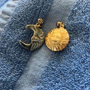 Celestial Gold and Silver Earrings